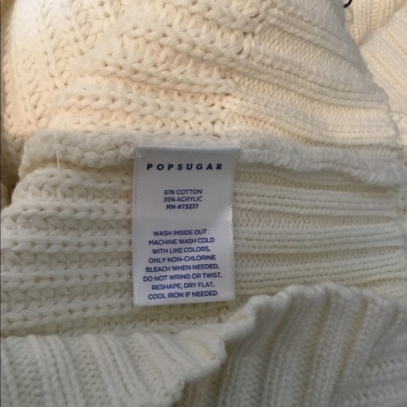 Pop Sugar sweater chunky knit XXL creamy white - Picture 4 of 13